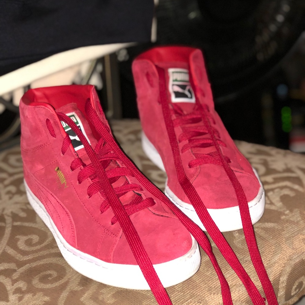 Pumas hightop red